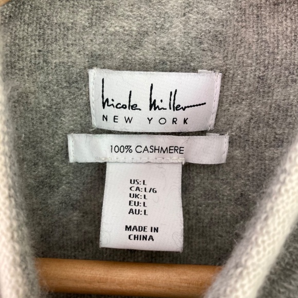Nicole Miller 100% cashmere sweater - Picture 3 of 6